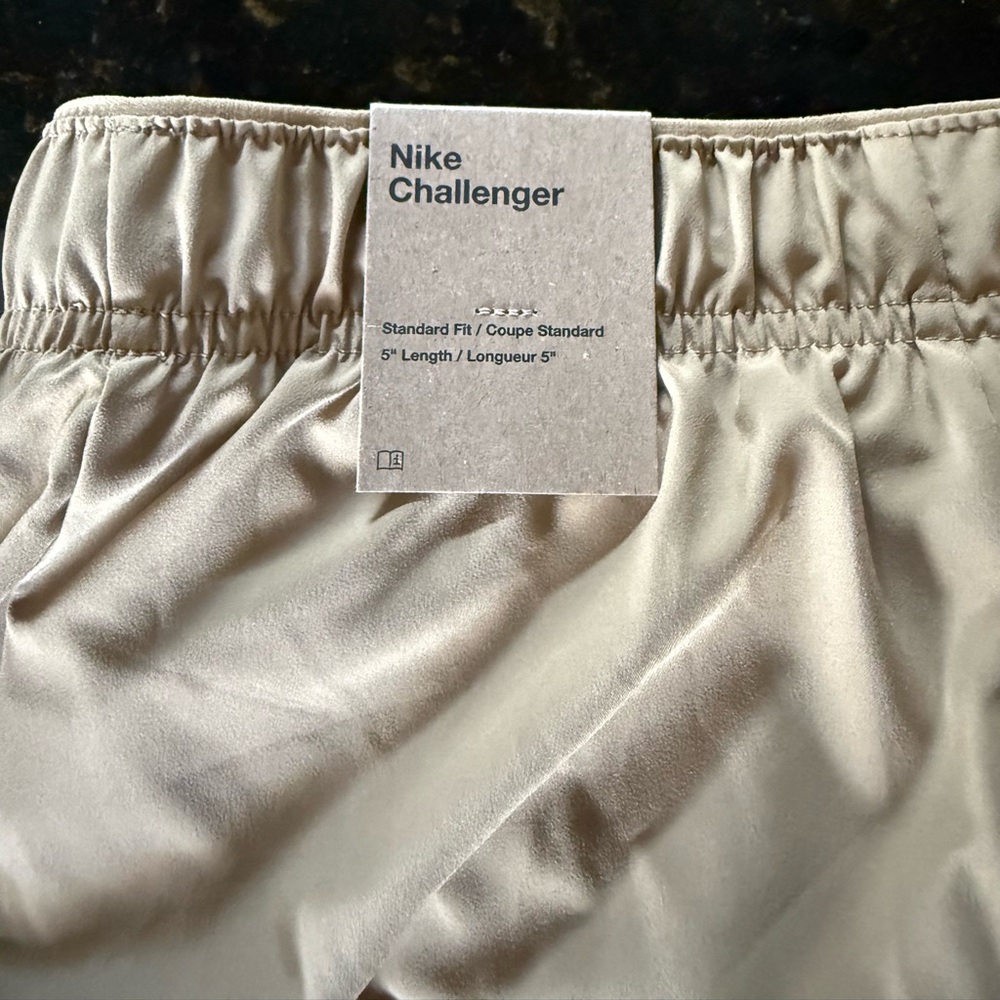 Men’s Nike Challenger Shorts (5 Inch) - Tan - NWT